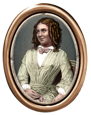 Portrait of Anna Cora Mowatt, circa 1850