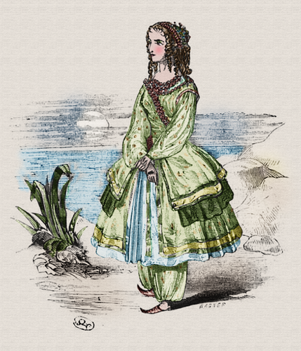 Anna Cora Mowatt as Gulzara