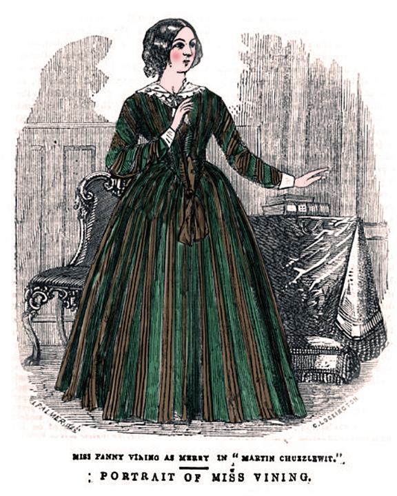 Fanny Vining in "Martin Chuzzlewit"