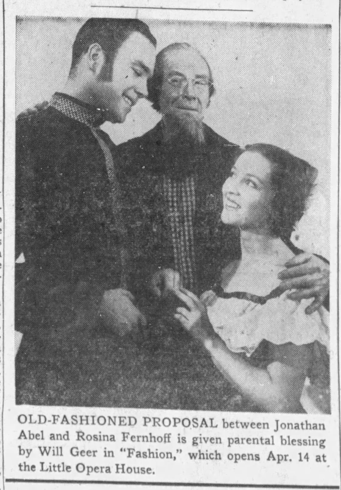 Colonel Howard, AdamTrueman, and Gertrude